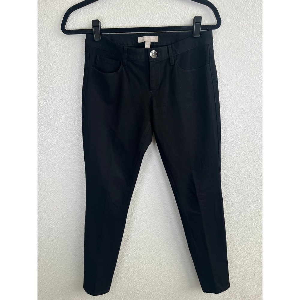 Banana Republic Sloan 5 Pocket Legging Skinny Jeans Pants Black Size 0 - Picture 2 of 7